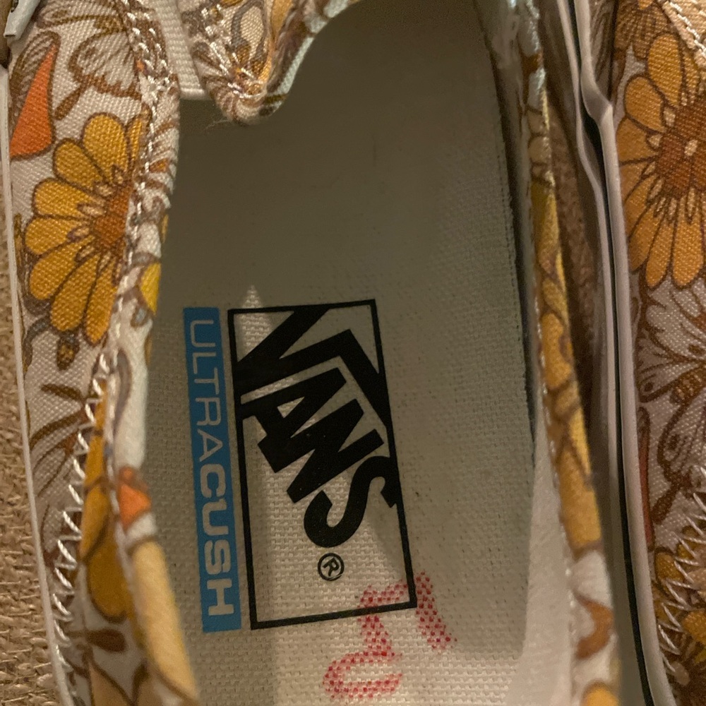 Vans Trippy Floral Slip On SF Shoes Mushroom Hippy Floral Ultra Cush W 6.5 M 5 - Picture 9 of 13